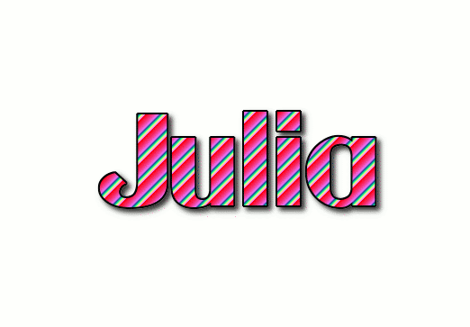 Julia Name Logo - Julia Logo. Free Name Design Tool from Flaming Text