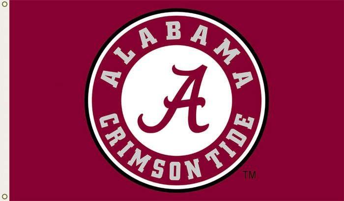 University of Alabama Logo - University of Alabama Crimson Tide Circle A Logo 3X5