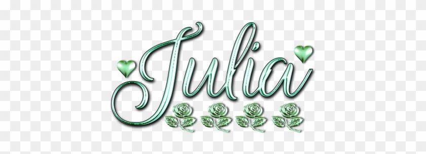 Julia Name Logo - Name Creation Clipart Name Clipart Transparent PNG