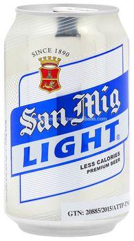San Mig Light Logo - San Mig Light Beer Can 330ml