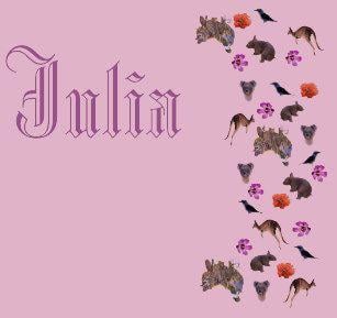 Julia Name Logo - The Name Julia Gifts on Zazzle