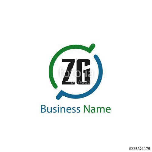 ZG Logo - Initial Letter ZG Logo Template Design