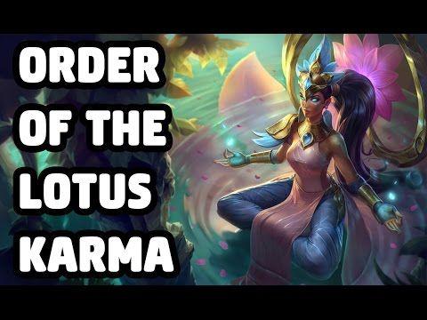 Lotus Karma Logo - ORDER OF THE LOTUS KARMA SKIN SPOTLIGHT - YouTube