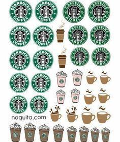 Mini Printable Starbucks Logo - Starbucks Nail Tattoo | Coffee | Starbucks, Printables ...