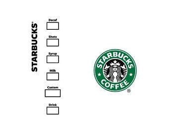 Mini Printable Starbucks Logo - Starbucks logo | Etsy