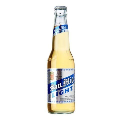 San Mig Light Logo - San Miguel Light Beer - 330ml x 24 Pints – The Liquor Shop Singapore