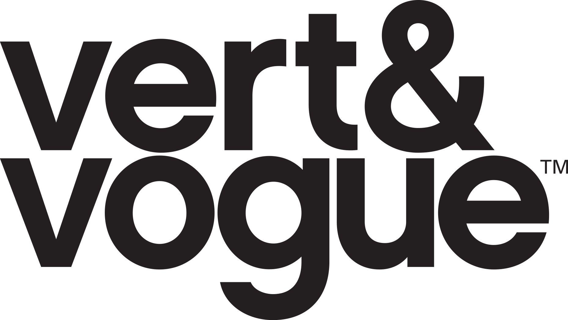 Vogue White Logo - vert vogue logo