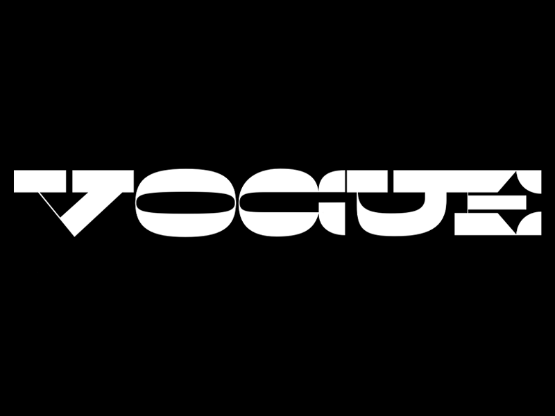 Vogue White Logo - Vogue Magazine. In The Upside Down by Rodrigo Saiani | Dribbble ...