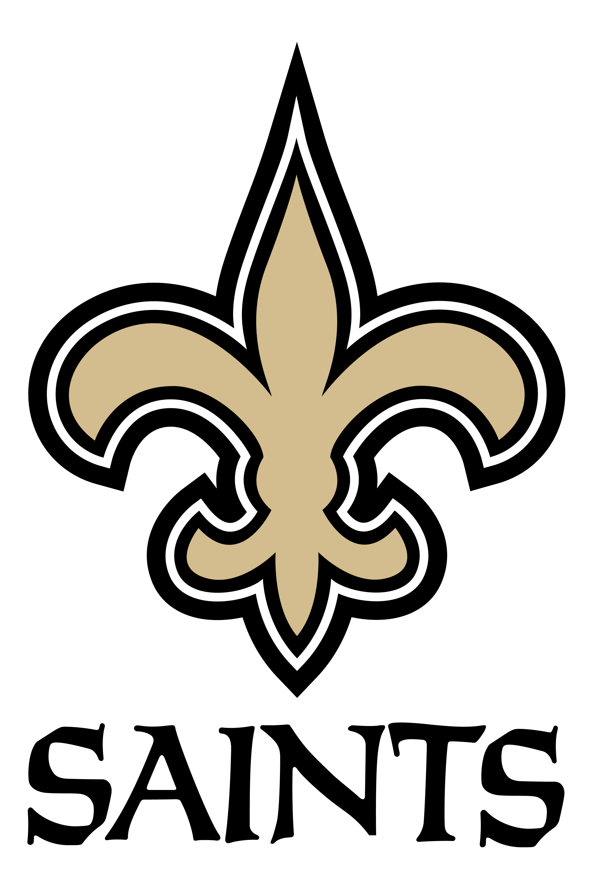 Saints Logo - New Orleans Saints Logo PNG Transparent & SVG Vector - Freebie Supply