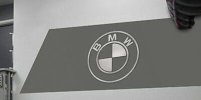 Foot Circle Logo - BMW ROUNDEL LOGO Garage Sign 3 Foot Circle Brushed Silver - $229.99