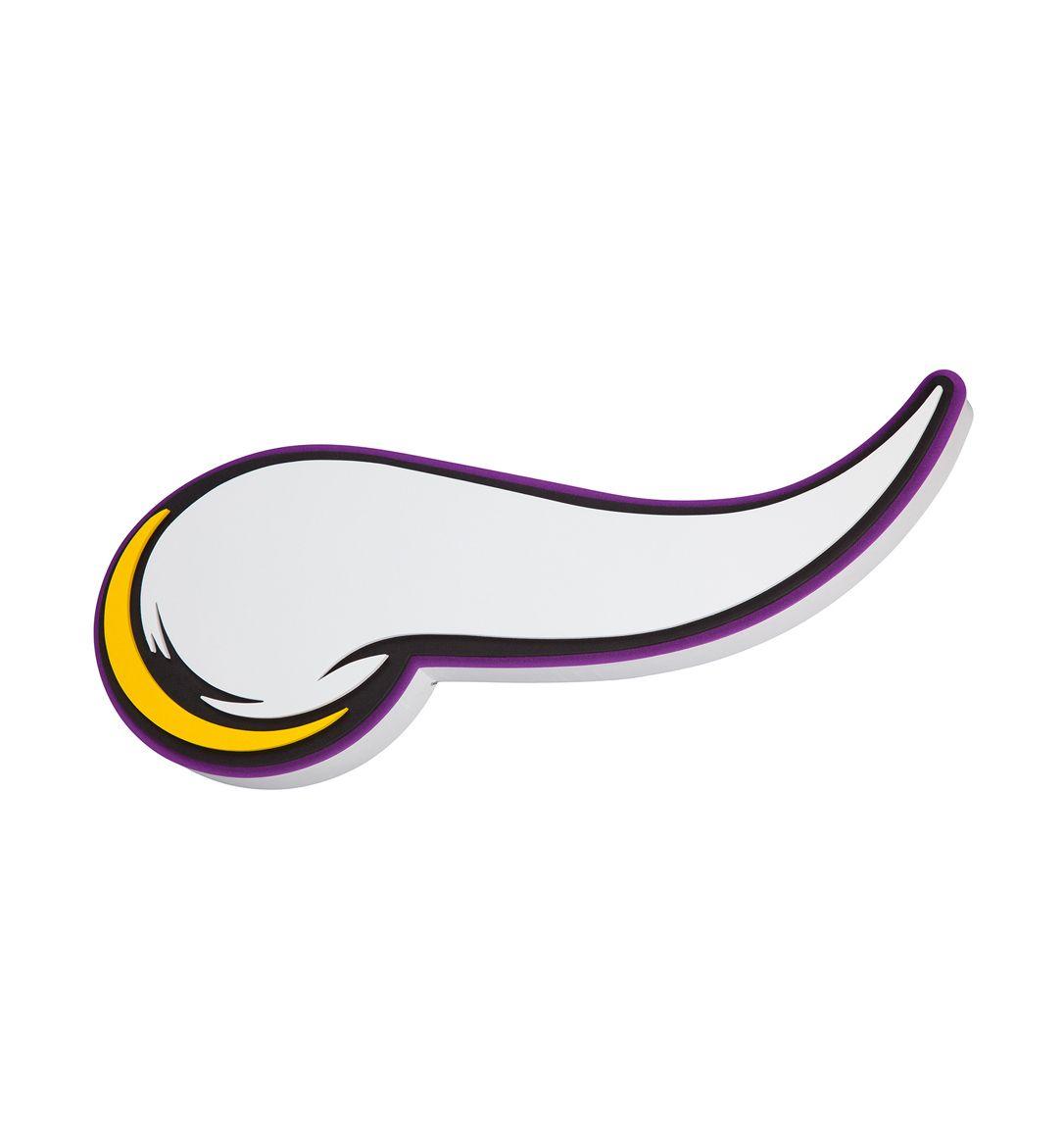Viking Horn Logo - Officially NFL Licensed. Minnesota Vikings 3D Foam Sign