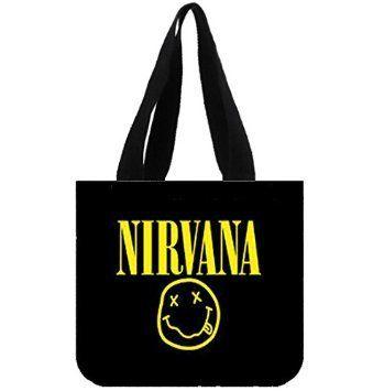 Nirvana Smiley Face Logo - Angelinana Fashion Nirvana Smiley Face Logo Printed