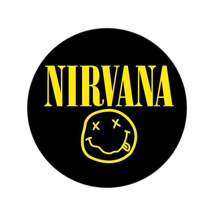 Nirvana Smiley Face Logo - Nirvana Smiley Face Logo Button Badge | AlienAndEarthling | Button ...