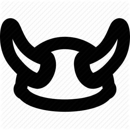 Viking Horn Logo - Barbarian, hat, horn, horned helmet, safety, viking, warrior icon