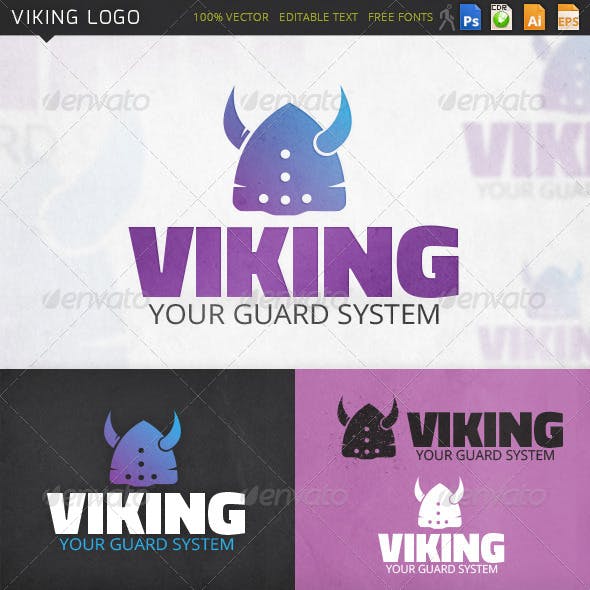 Viking Horn Logo - Viking Horn Graphics, Designs & Templates from GraphicRiver