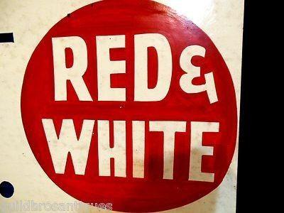 Red and White Grocery Logo - VINTAGE**RARE** 1950 RED & WHITE TOBIN FIRST PRIZE GROCERY STORE ...