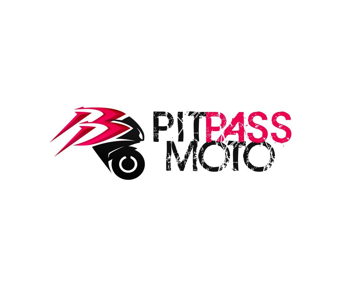 Motorcycle Racing Logo - Bold, Masculine, Racing Logo Design for Pit Pass Moto Inside