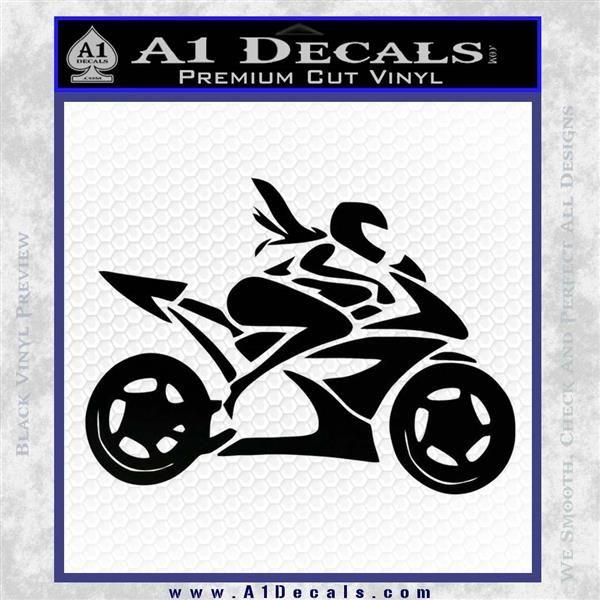 Motorcycle Racing Logo - Girl Motorcycle Racing Vinyl Decal Sticker » A1 Decals