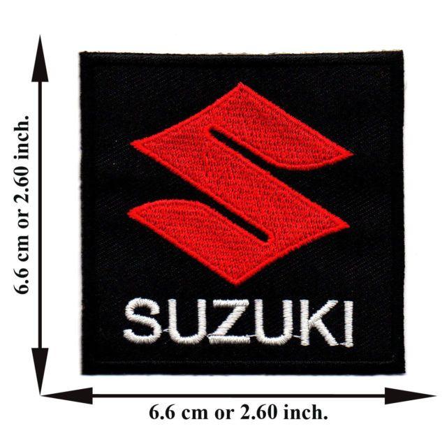 Motorcycle Racing Logo - Suzuki Rider Car Biker Motorcycle Racing Logo V02 Applique Iron