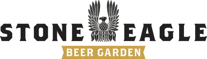 Stone Eagle Logo - Stone Eagle Beer Garden | Kind of classy but not very.