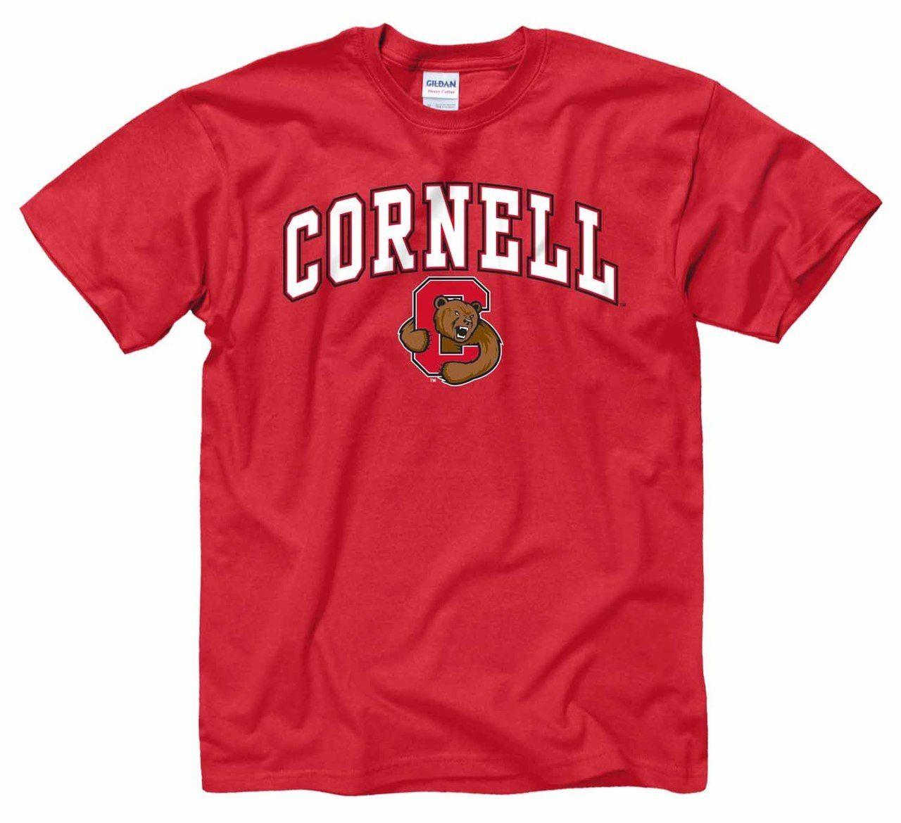 Cornell Big Red C Logo - Cornell Big Red Arch & Logo Gameday T-Shirt - Red - Campus Colors