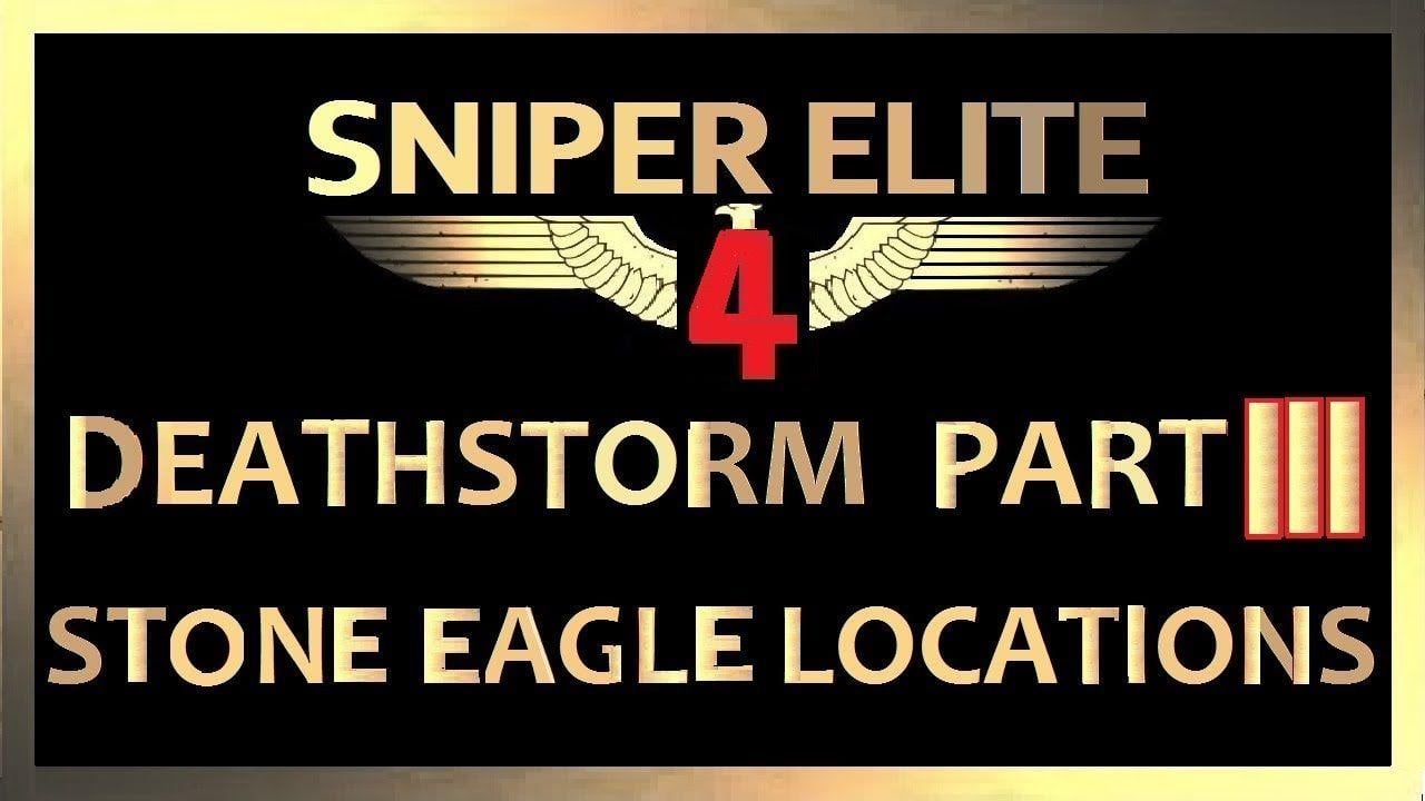 Stone Eagle Logo - SNIPER ELITE 4 OBLITERATION ALL 3 STONE EAGLES + MAP LOCATIONS - YouTube