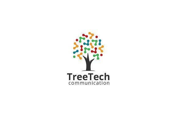 Technology Logo - Tree Technology ~ Logo Templates ~ Creative Market