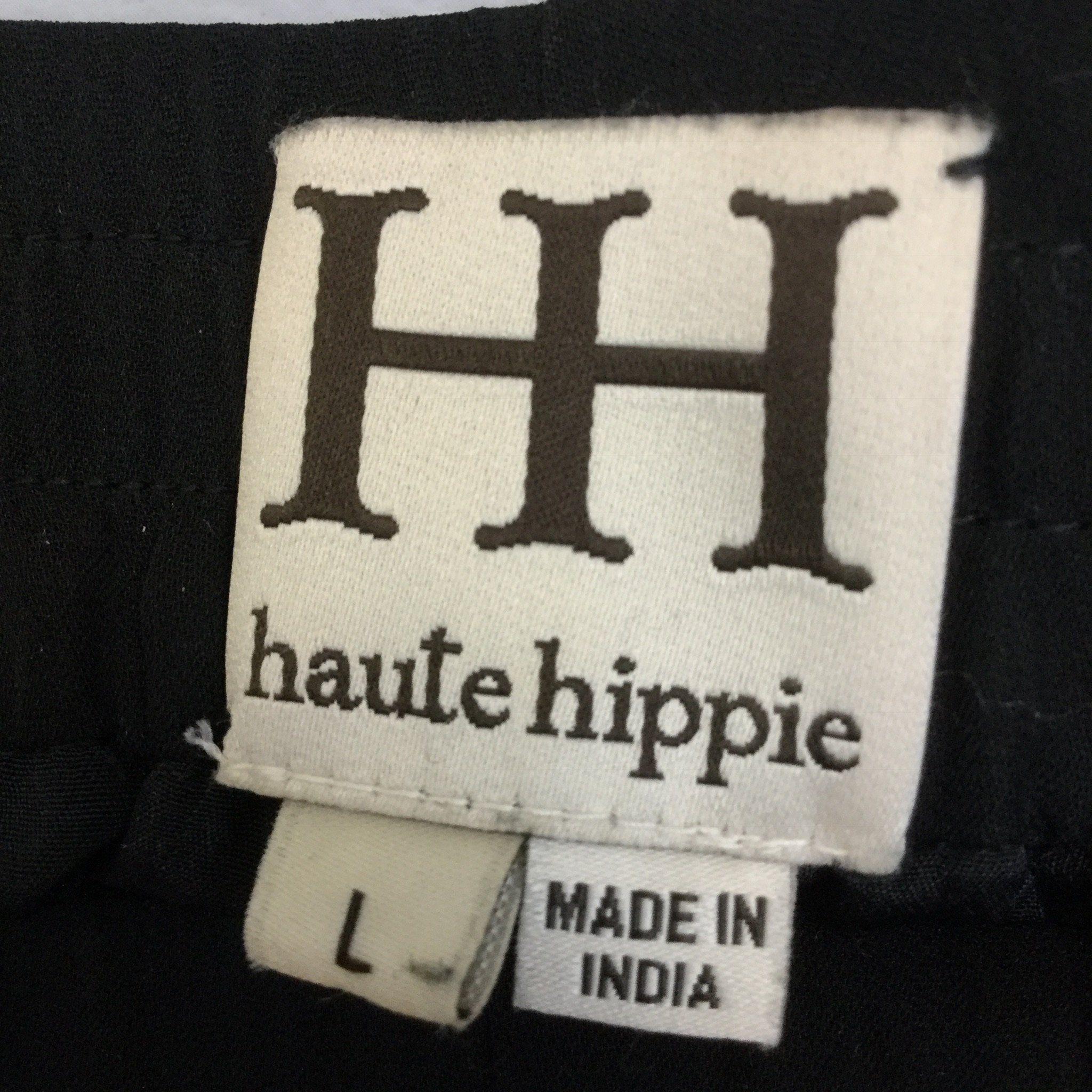 Haute Hippie Logo - Haute Hippie Silk Beaded Tux Trouser – size L | Shop Snooty