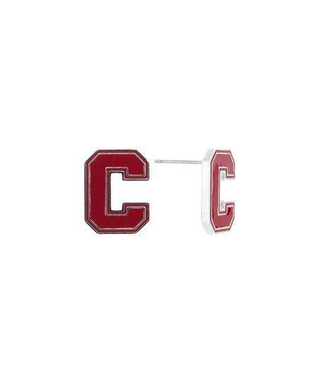 Cornell Big Red C Logo - Rhinestone U Cornell Big Red Logo Stud Earrings | zulily