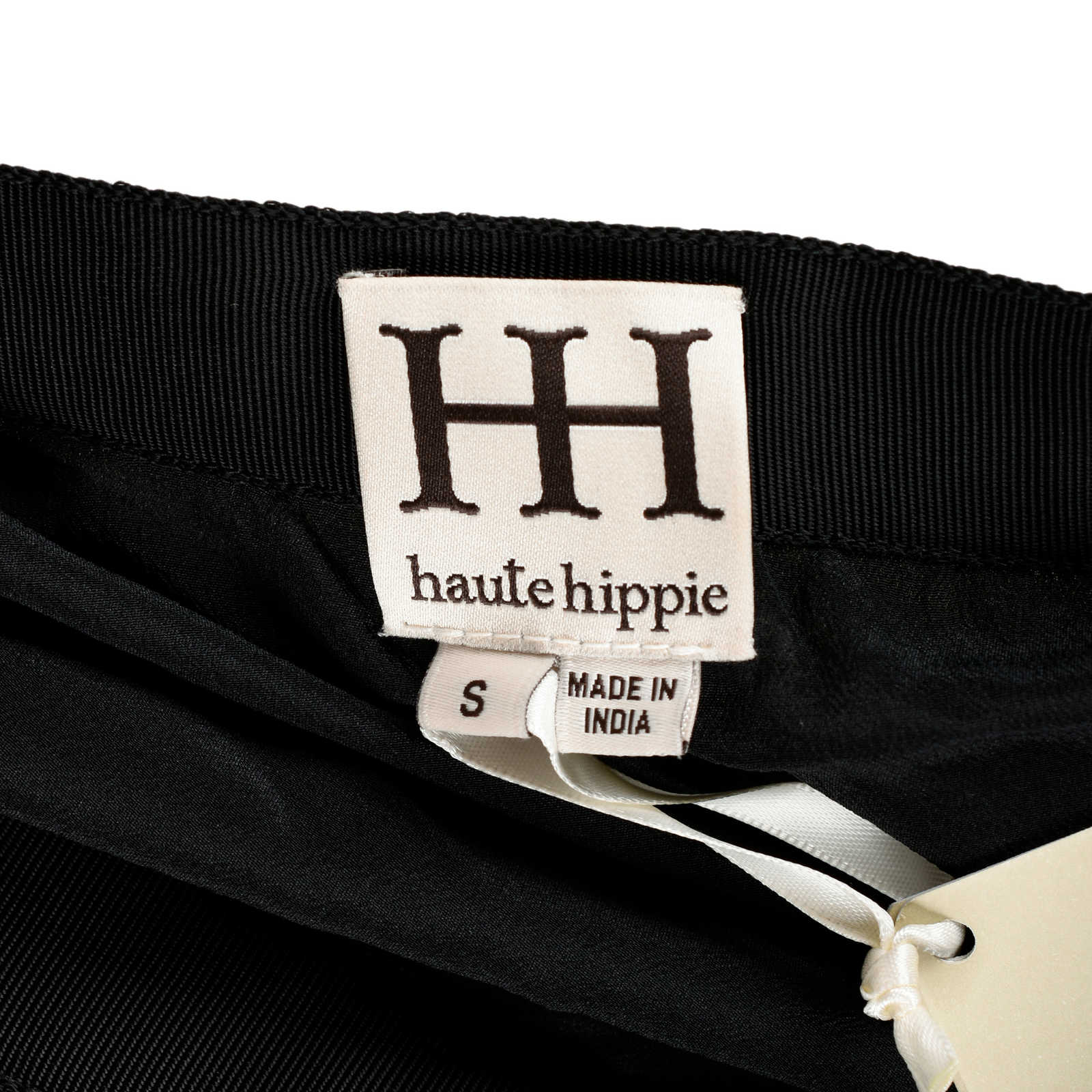 Haute Hippie Logo - Authentic Pre Owned Haute Hippie Beaded Silk Chiffon Mini Skirt PSS