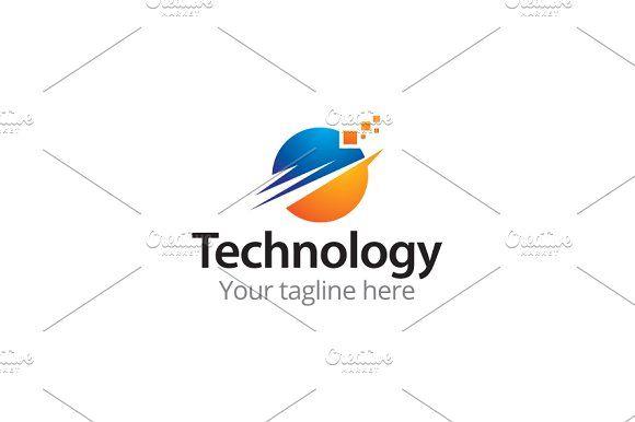 Technology Logo - Technology Logo Logo Templates Creative Market