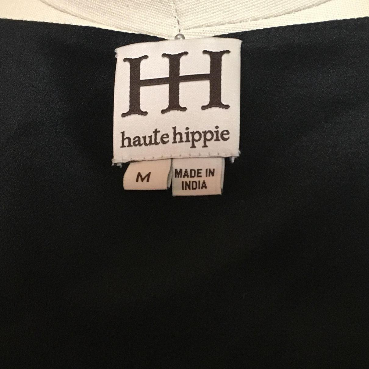 Haute Hippie Logo - Silk blouse Haute Hippie Blue size 8 US in Silk - 5916906