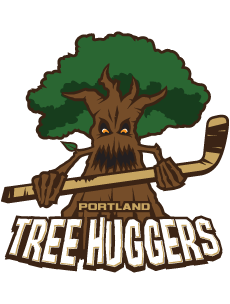 Funny Hockey Logo - Portland T-Shirts | Portland Sports Logos - Portland Tree Huggers