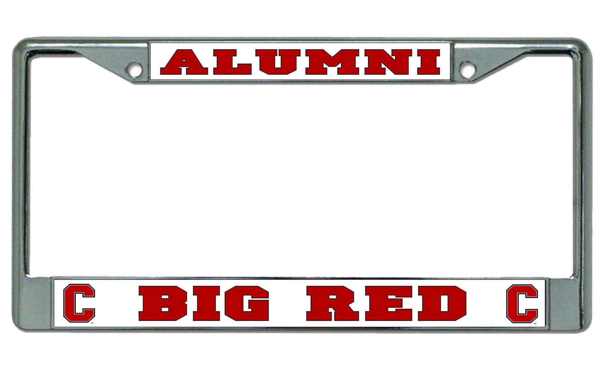 Cornell Big Red C Logo - Cornell University Big Red Alumni License Plate Frame