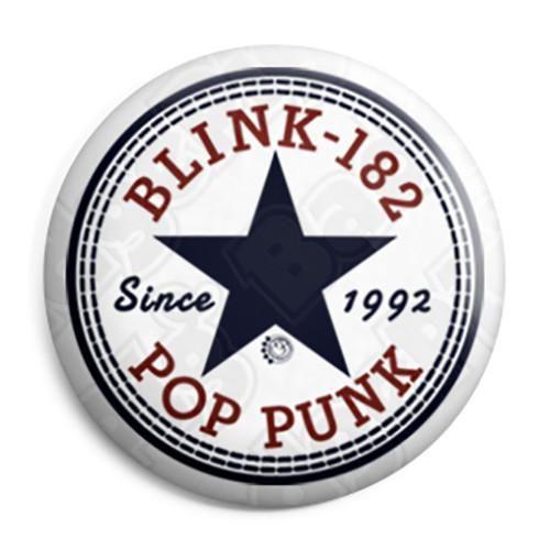 Blink 182 Logo - Blink-182 - Converse Logo - Punk Button Badge, Fridge Magnet, Key ...
