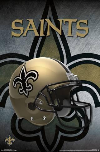 Saints Logo - NFL: New Orleans Saints- Logo Helmet 16 Prints at AllPosters.com