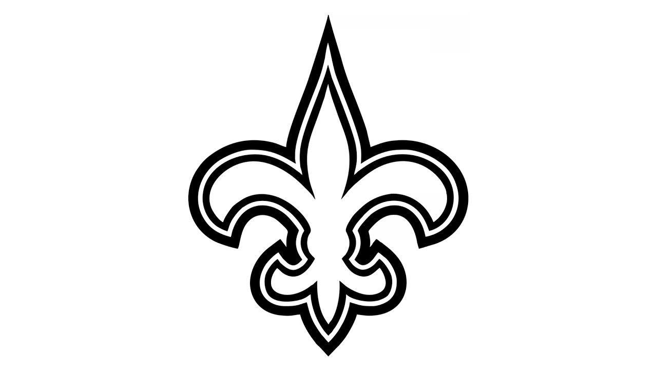 NFL Saints Logo - How to Draw the New Orleans Saints Logo (NFL) - YouTube