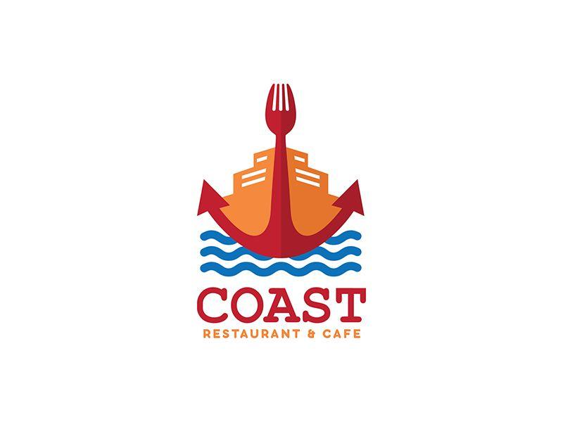 Seafood Restaurant Logo - Coast Seafood Restaurant Logo