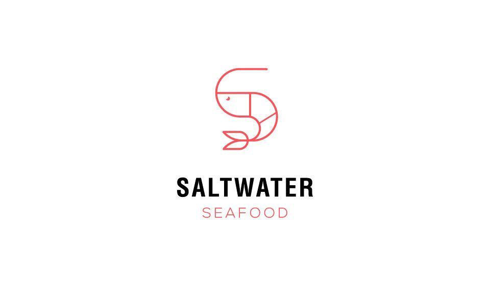 Seafood Restaurant Logo - SALTWATER SEAFOOD Restaurant Logo/Branding on Behance