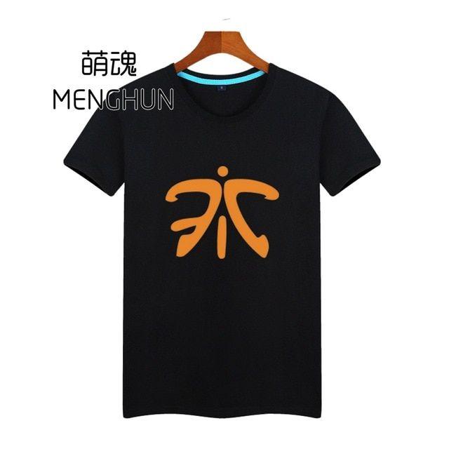 Cool Team Logo - Cool cotton t shirts game fans team logo Fnatic logo printing t ...