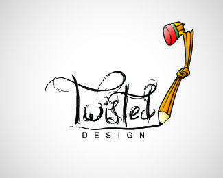 Twisted Logo - Twisted Design Designed by davidflopez | BrandCrowd