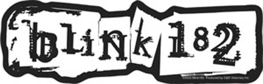 Blink 182 Logo - Blink-182 New Blue Logo Sticker