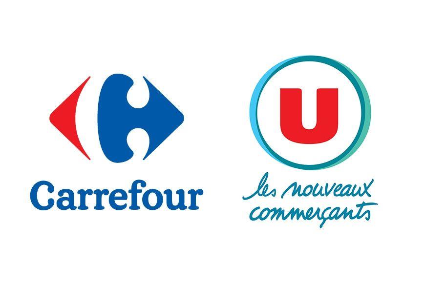 SYSTEME U Logo - Carrefour et Système U s'allient à l'achat