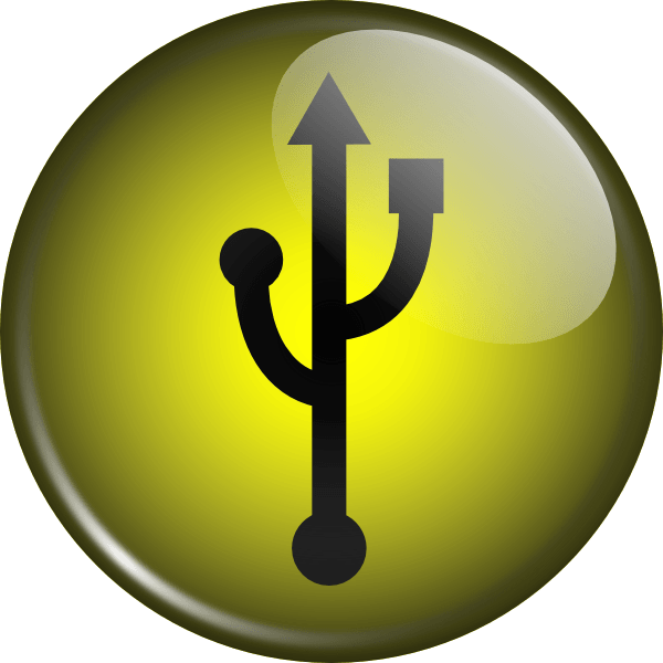 USB Logo - Glassy Usb Symbol Clip Art clip art online