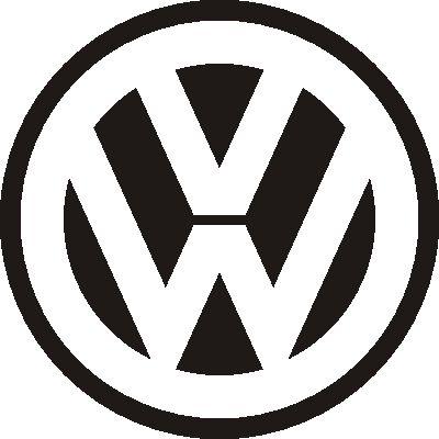 Vintage VW Logo - Vintage VW Volkswagen Logo | Automotive Logos Trademarks ...
