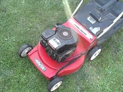 Rover Mowers Logo - 4 Stroke Rover Lawn mower - YouTube