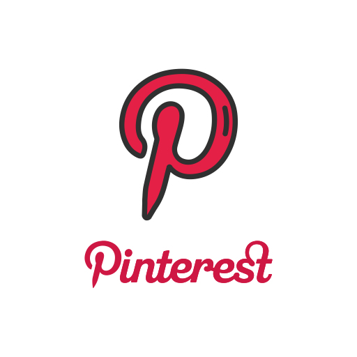 Pinetrest Logo - Pinterest icon, button icon, pushbutton icon