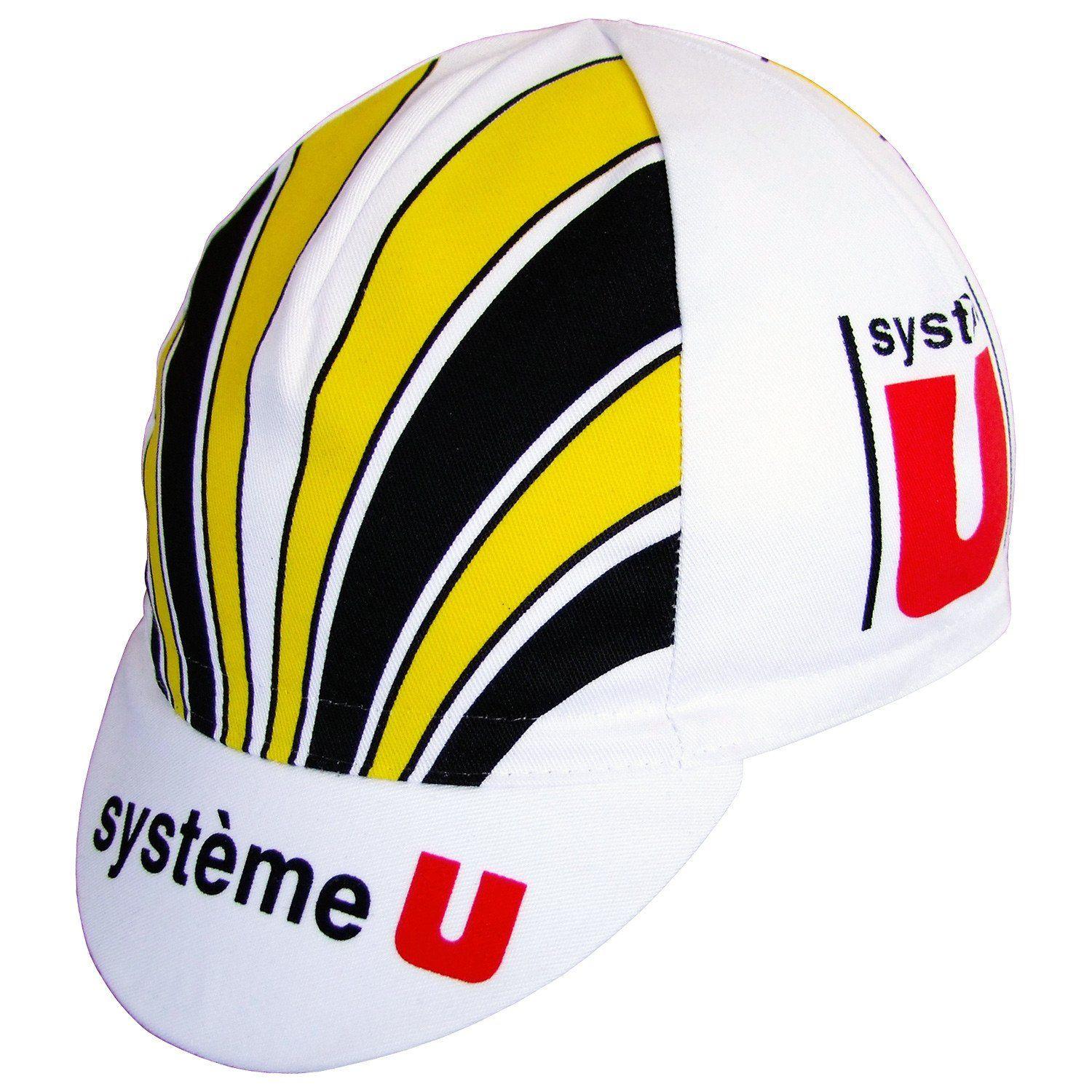 SYSTEME U Logo - Système U Retro Team Cotton Cycling Cap - Prendas Ciclismo