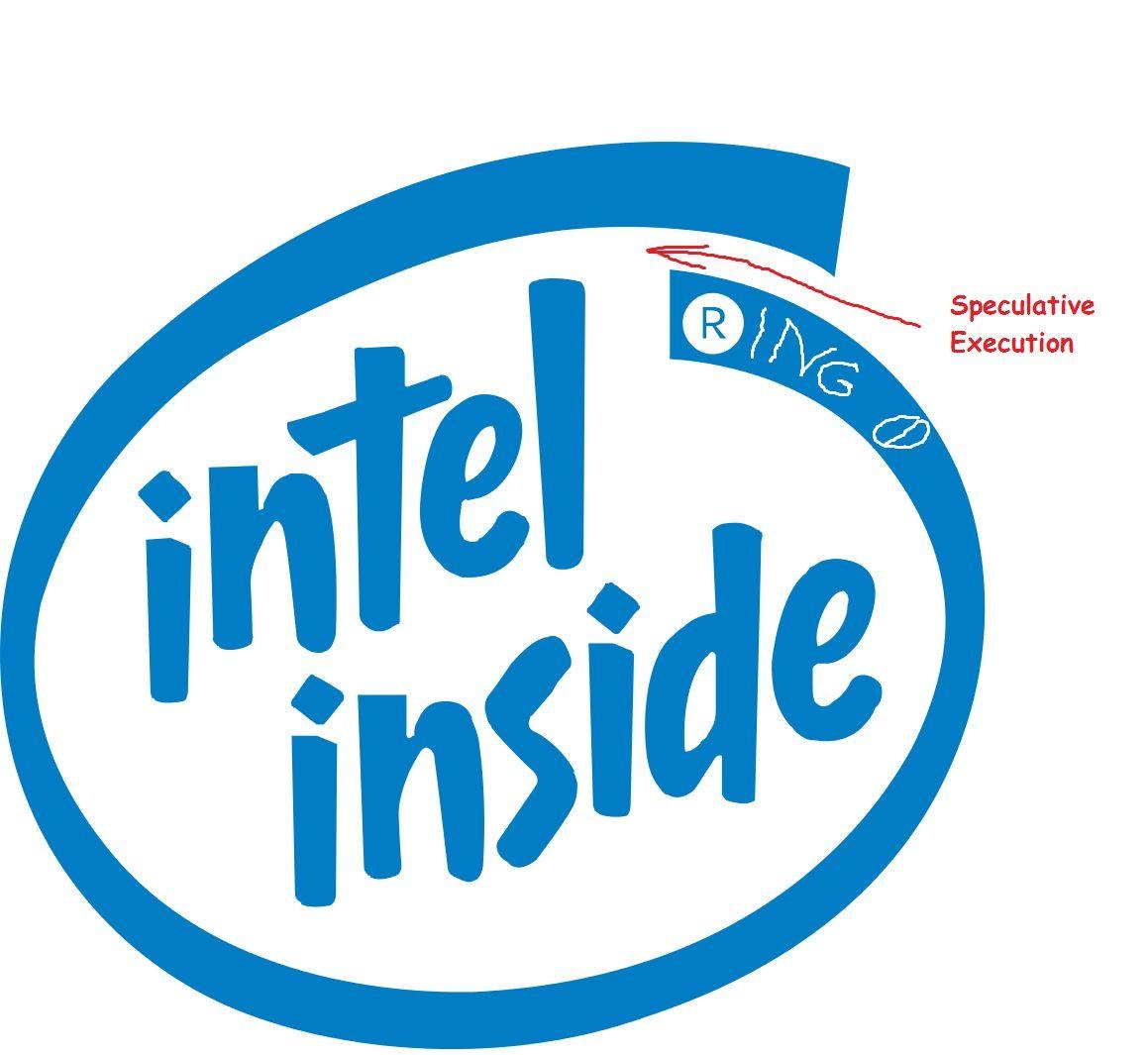 Nice Intel Logo - The old Intel logo makes sense now