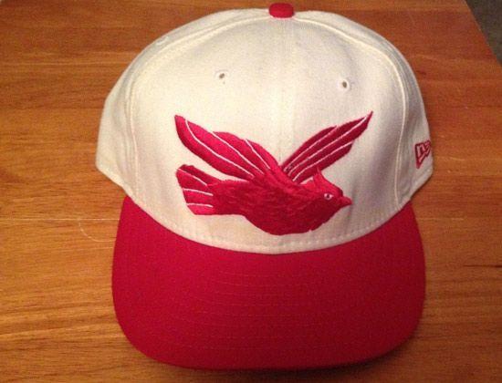 Columbus Red Birds Logo - New Era 59Fifty Columbus Clippers throwback Columbus Redbirds hat
